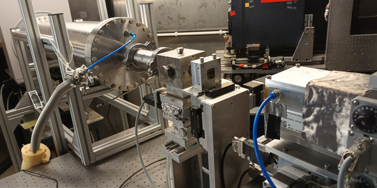 Aufbau an Beamline 2