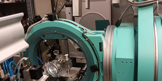 Aufbau an Beamline 9